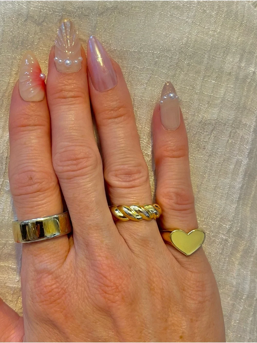 Gorjana Gold Heart Signet Pinkie Ring